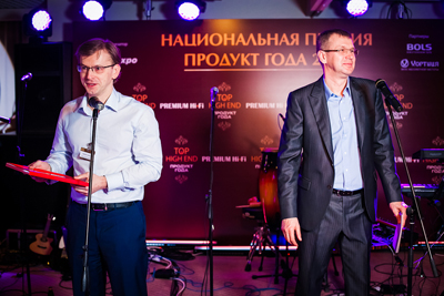 Награждение-2 Slonov Sound Design на премии продукт года 2012